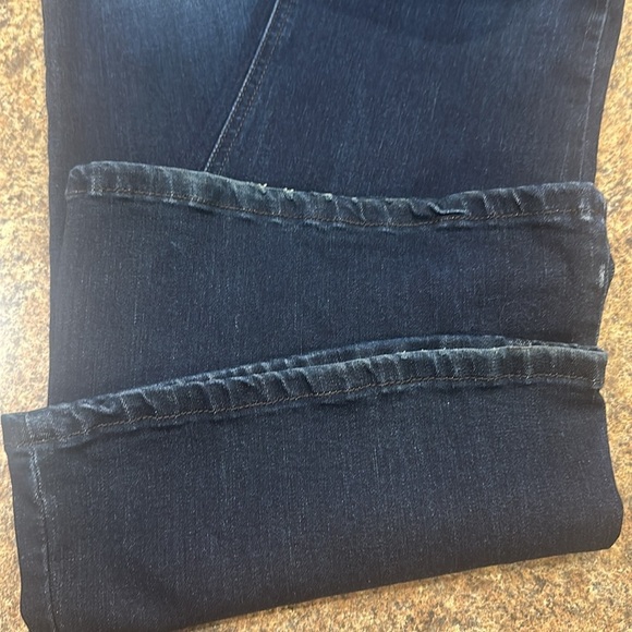 KanCan Dark Wash Flare Jeans Stretch Mid To High Rise Womens Size 27 - Picture 11 of 15
